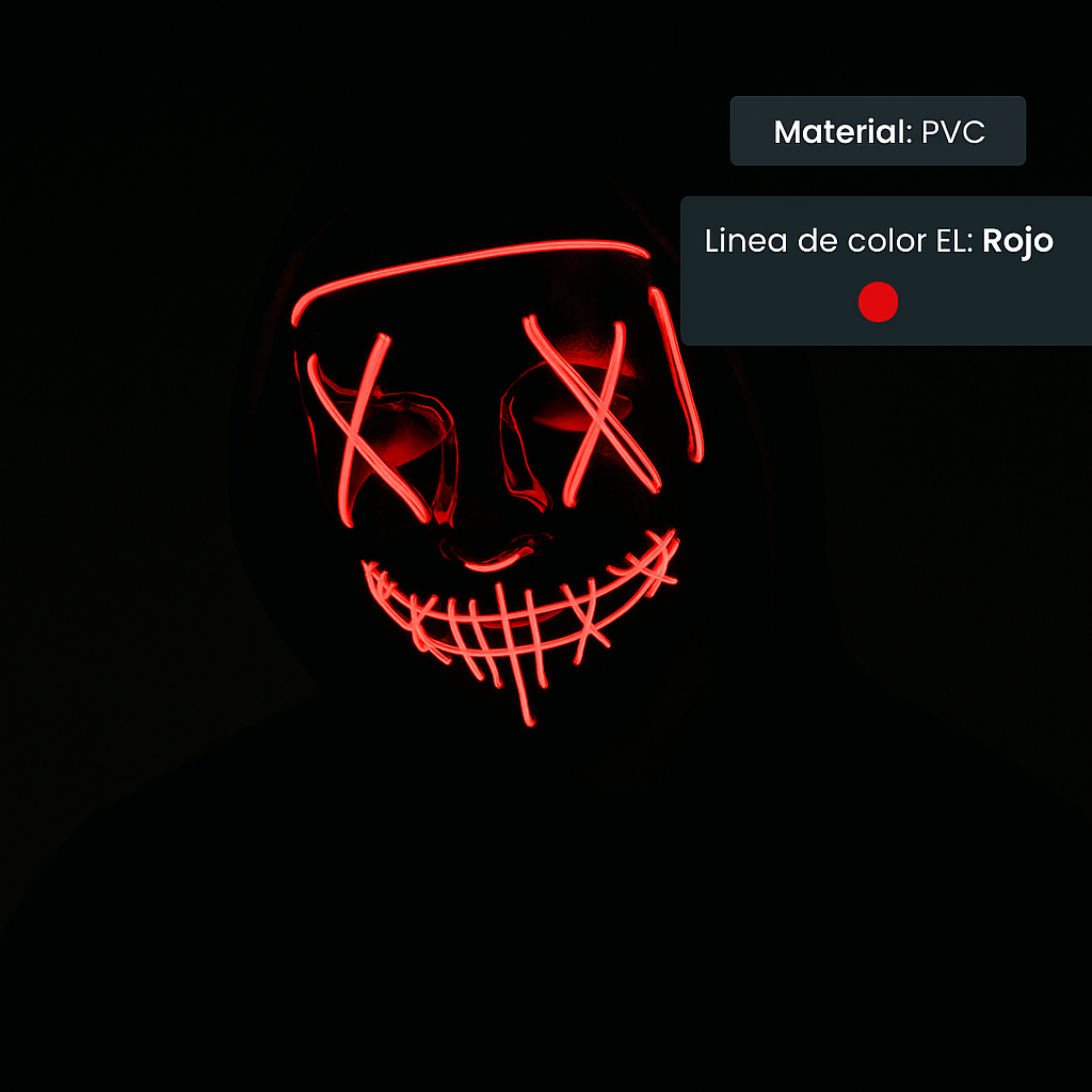 Máscara led